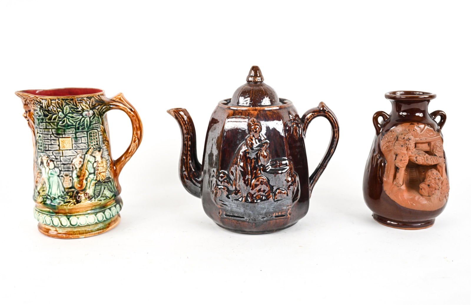 CERAMIC GROUPING INCL. MAJOLICA (1 of 19)