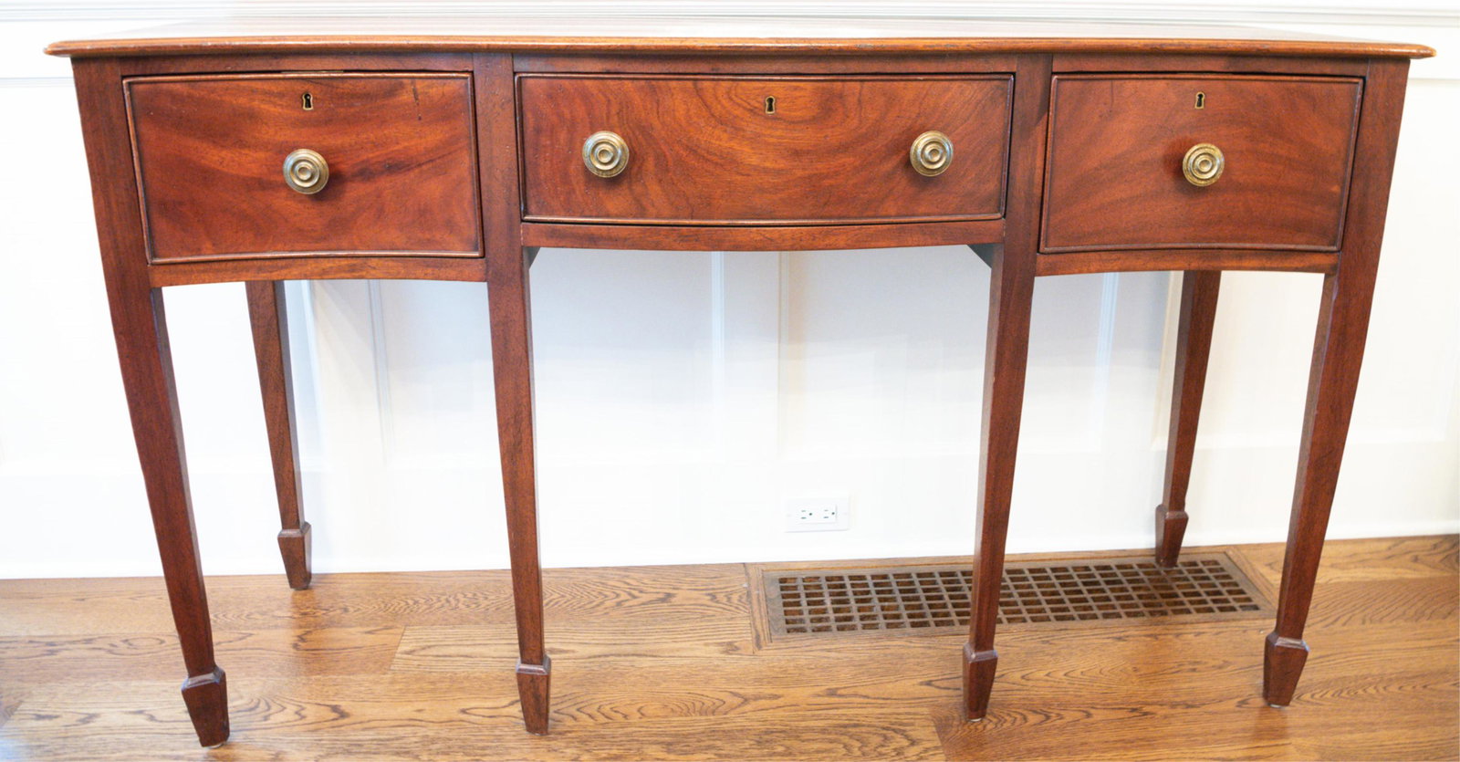 WRIGHT TABLE COMPANY SERPENTINE SIDEBOARD (1 of 12)
