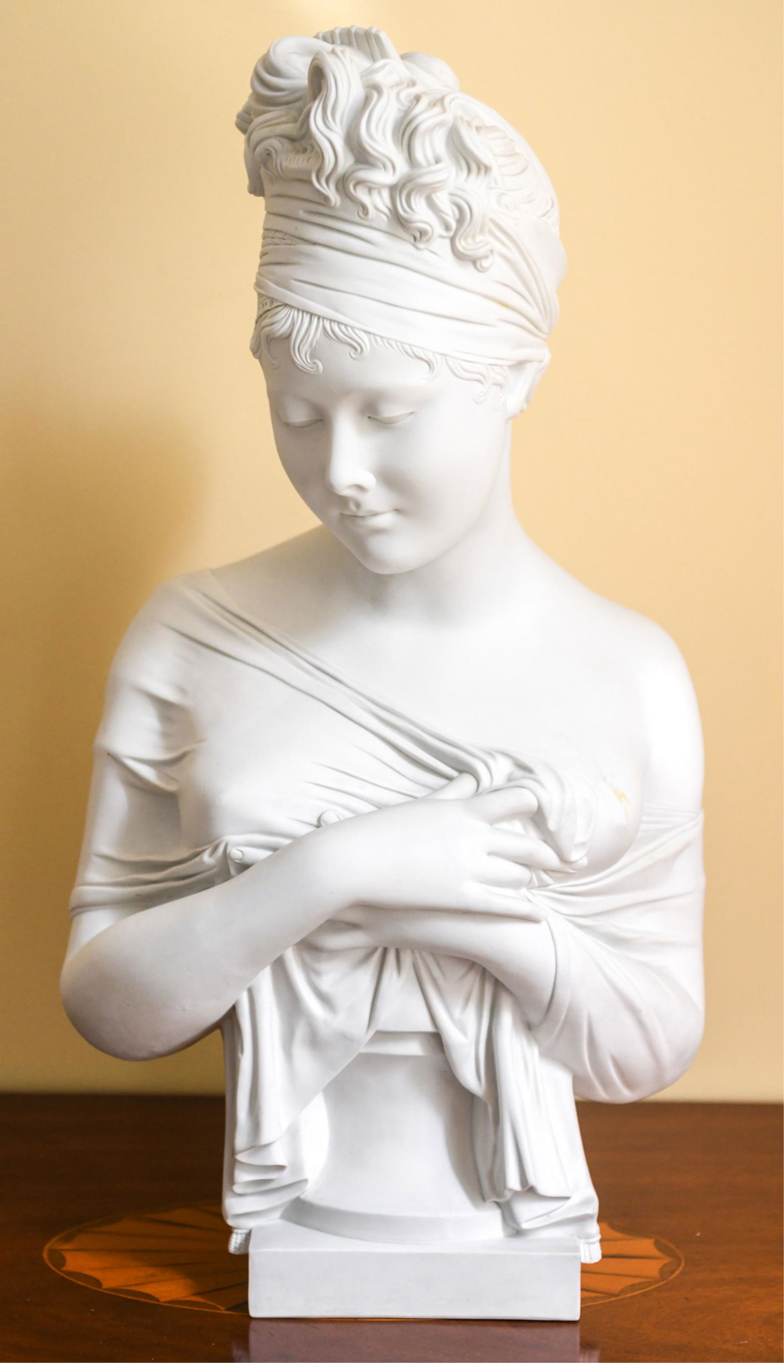 SEVRES PARIAN WARE HOUDON FRENCH BUST (1 of 13)