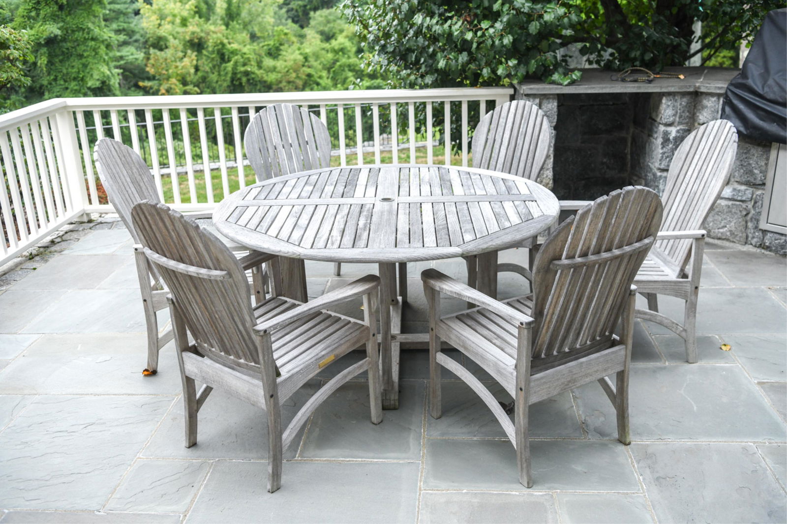 KINGSLEY BATE OUTDOOR TEAKTABLE & (6) CHAIRS (1 of 20)