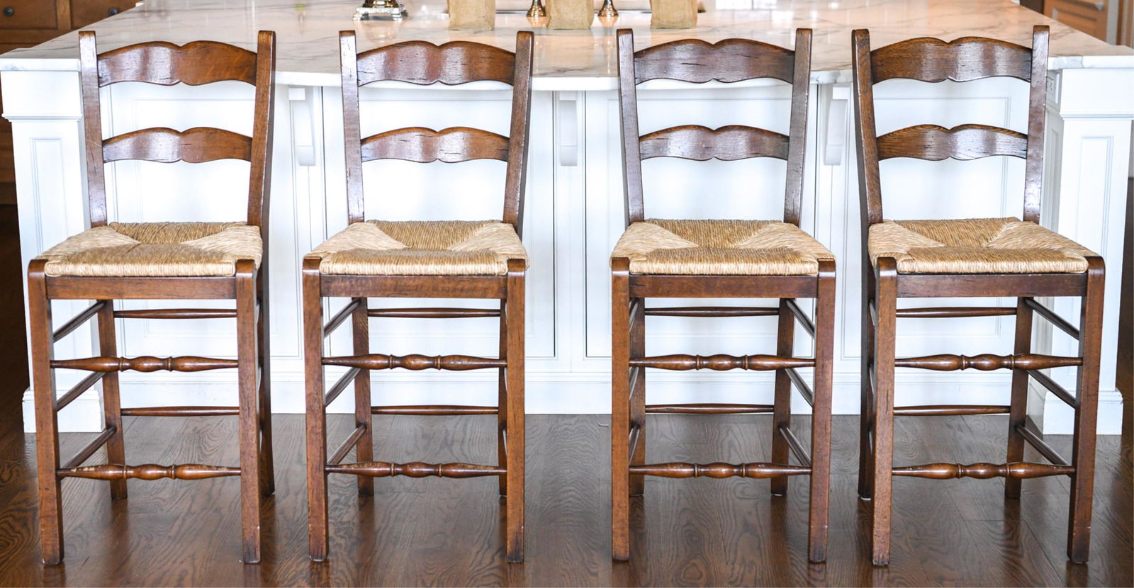(4) ENGLISH COUNTRY-STYLE COUNTER STOOLS (1 of 12)