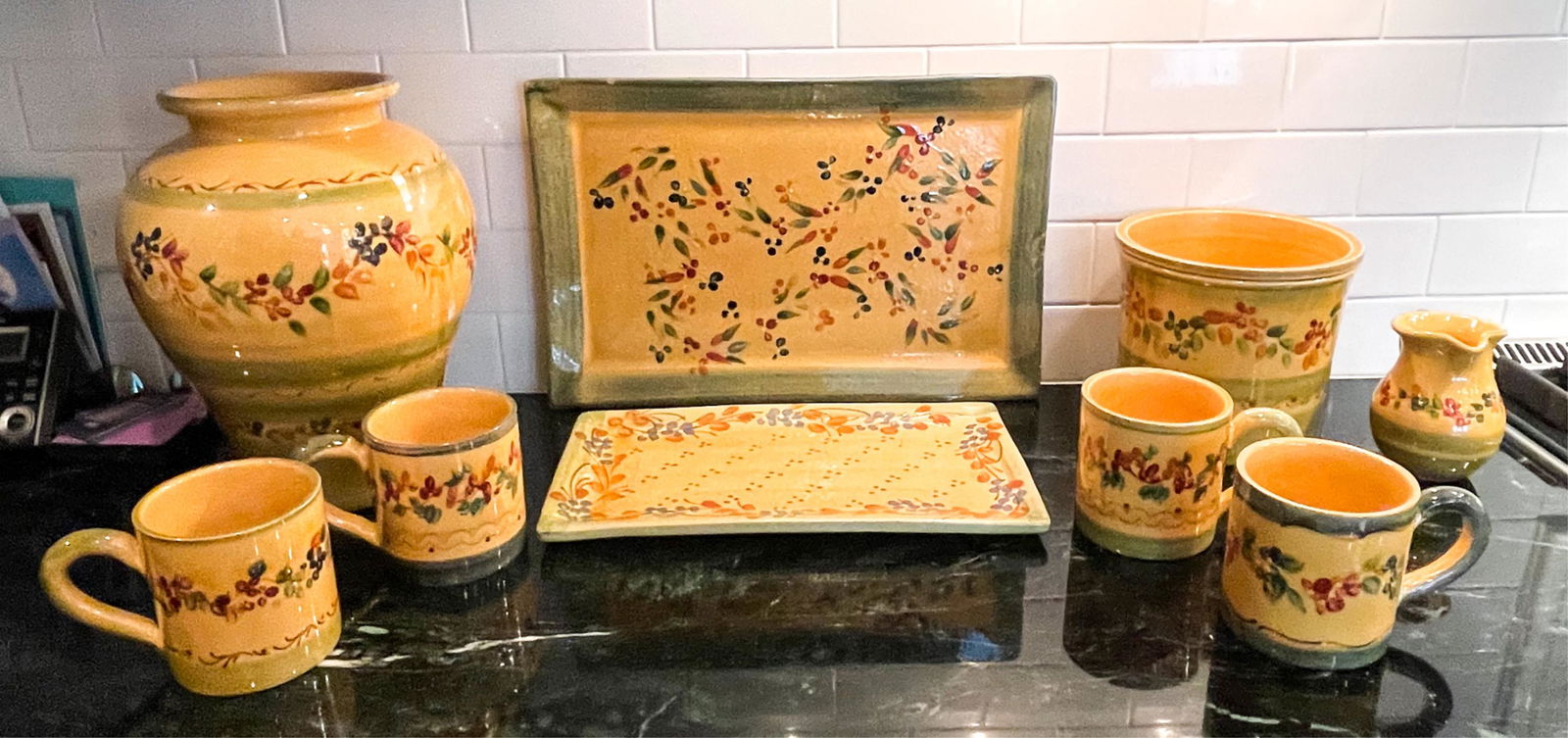 FRENCH POTTERY GROUPING (1 of 11)