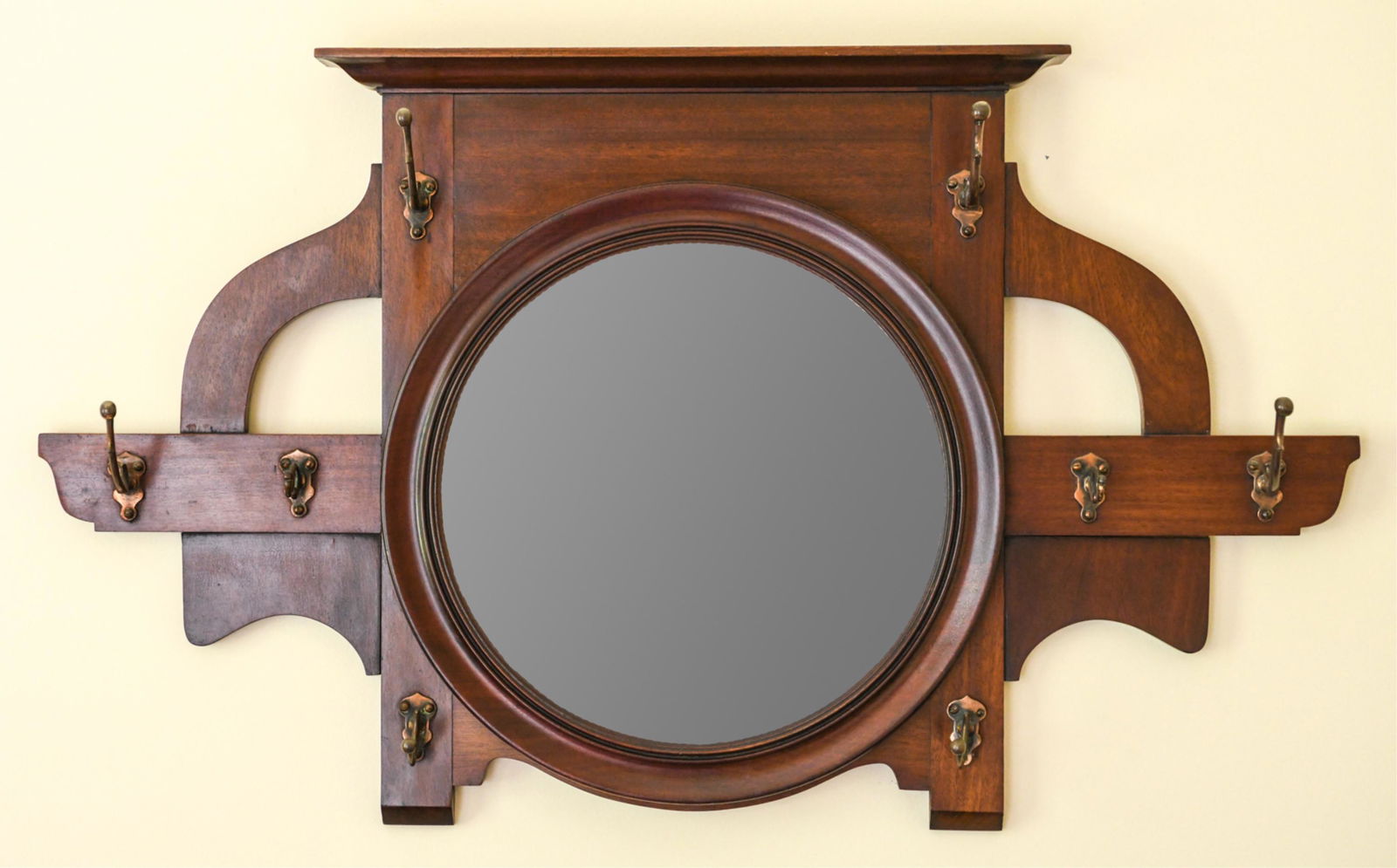 CONTEMPORARY MIRRORED HAT/COAT RACK (1 of 6)