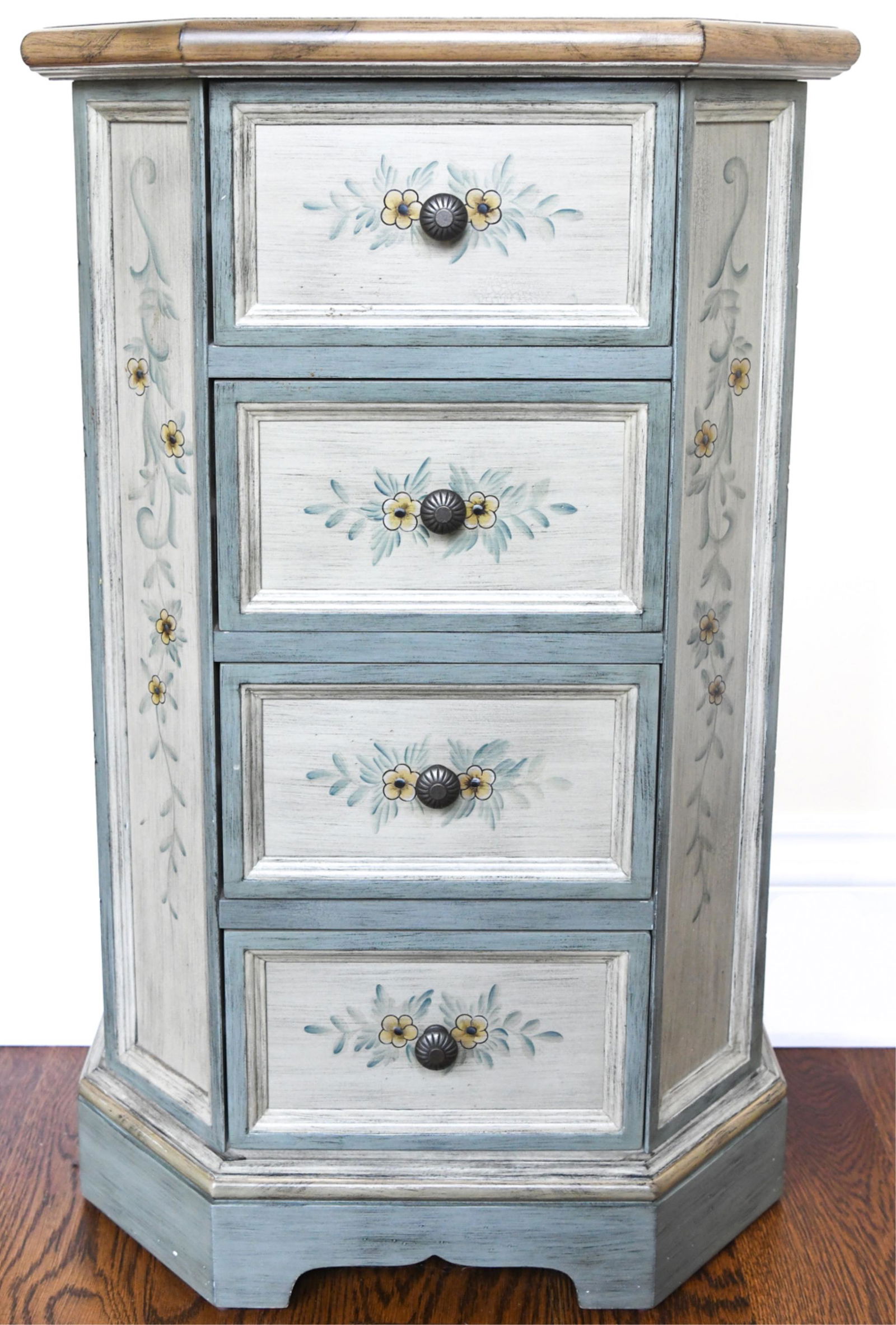 POWELL CONTEMPORARY PAINT DECORATED CHEST (1 of 10)