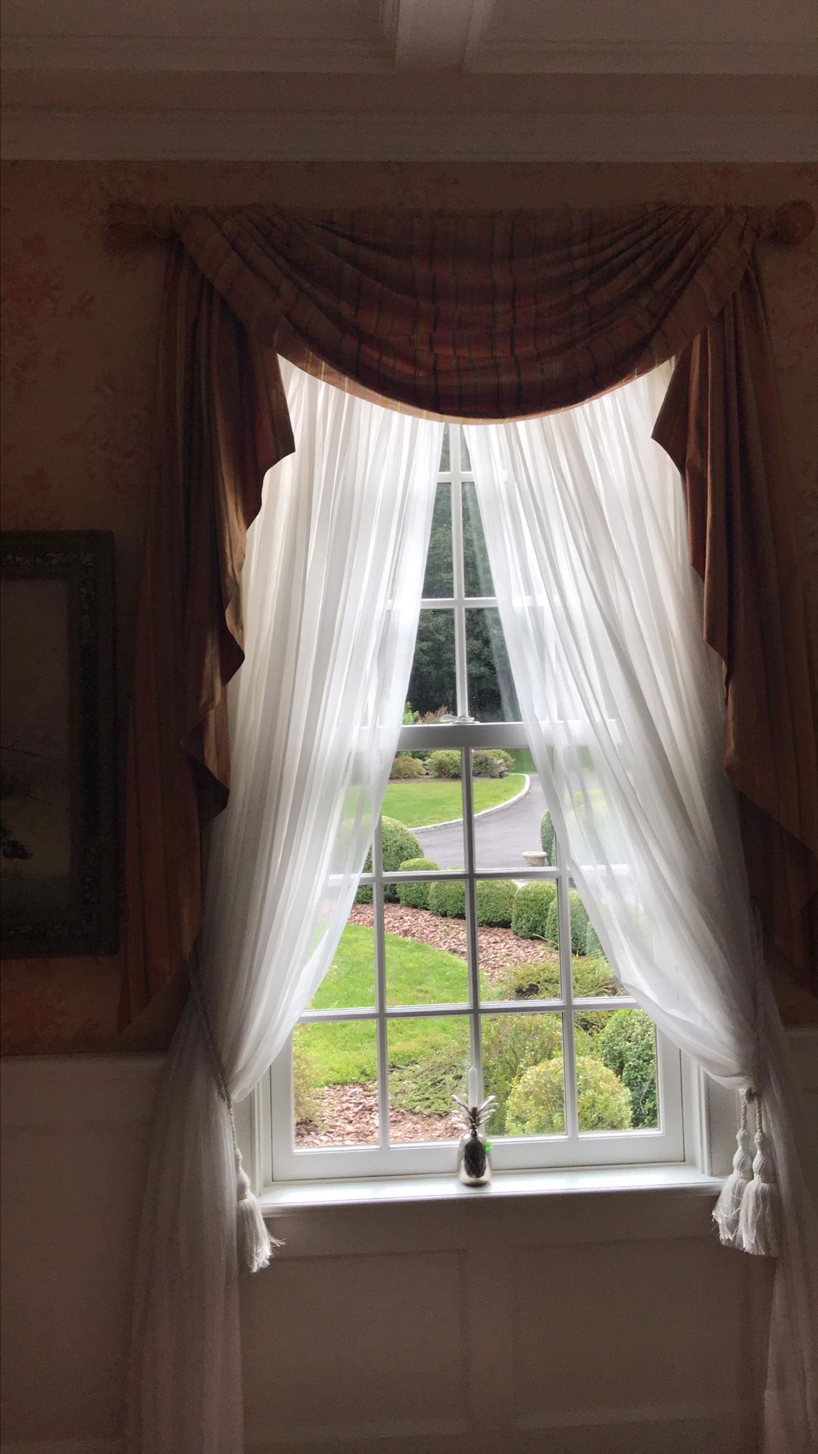 PAIR OF CUSTOM WINDOW TREATMENTS (1 of 1)