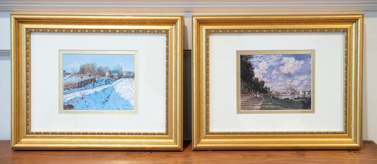 PAIR OF MODERN REPRODUCTION PRINTS (1 of 9)