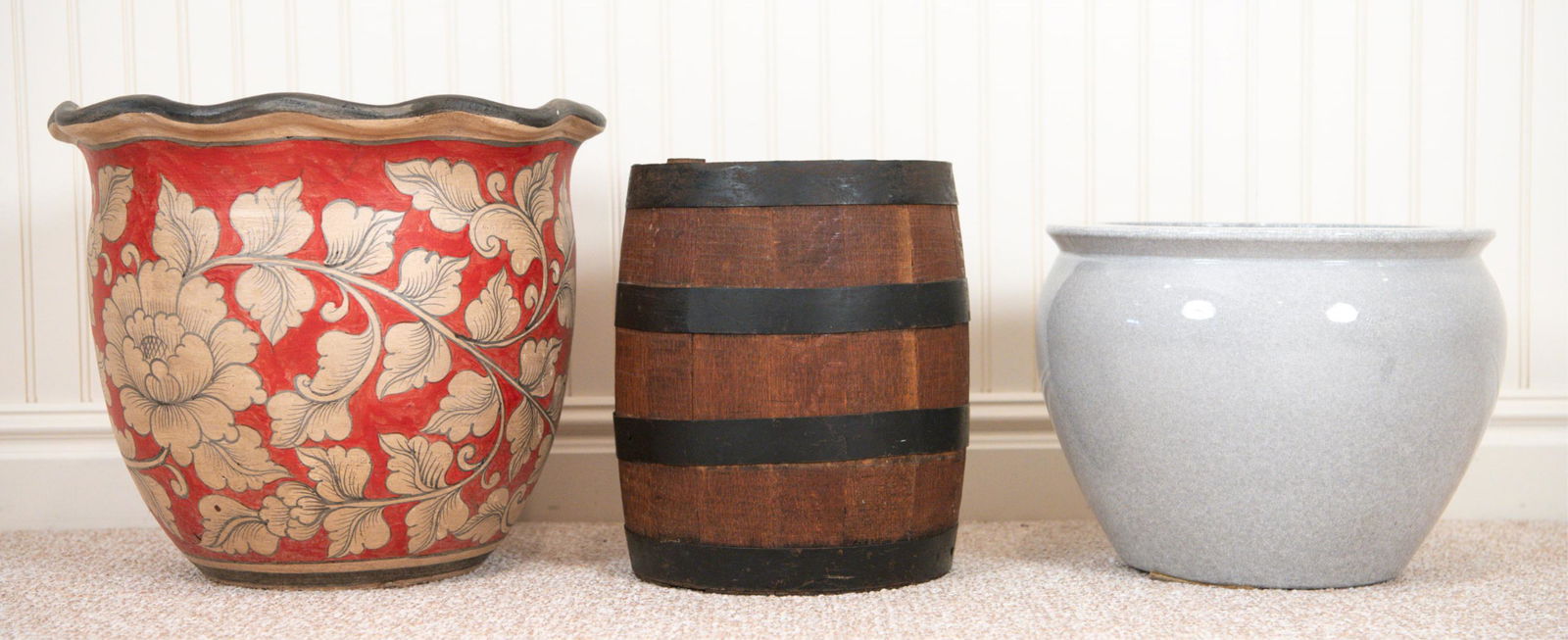 (3) DECORATIVE PLANTERS INCL. CHINESE (1 of 16)