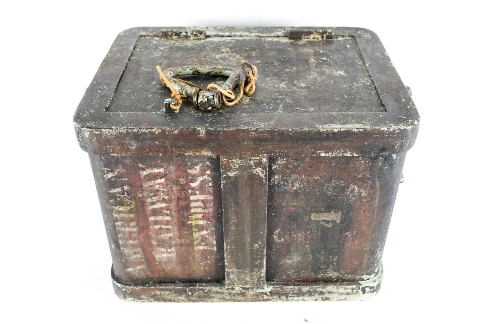 ANTIQUE AMERICAN RAILWAY EXPRESS SHIPPING CASH BOX (1 of 11)