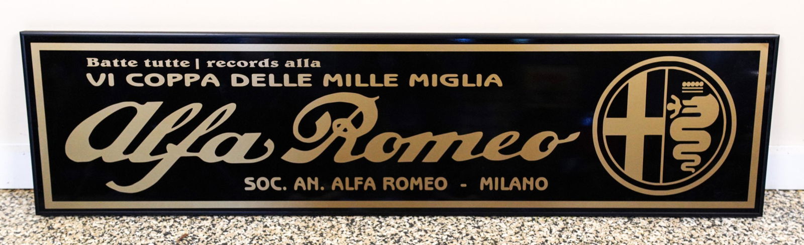 ALFA ROMEO SIGN (1 of 5)