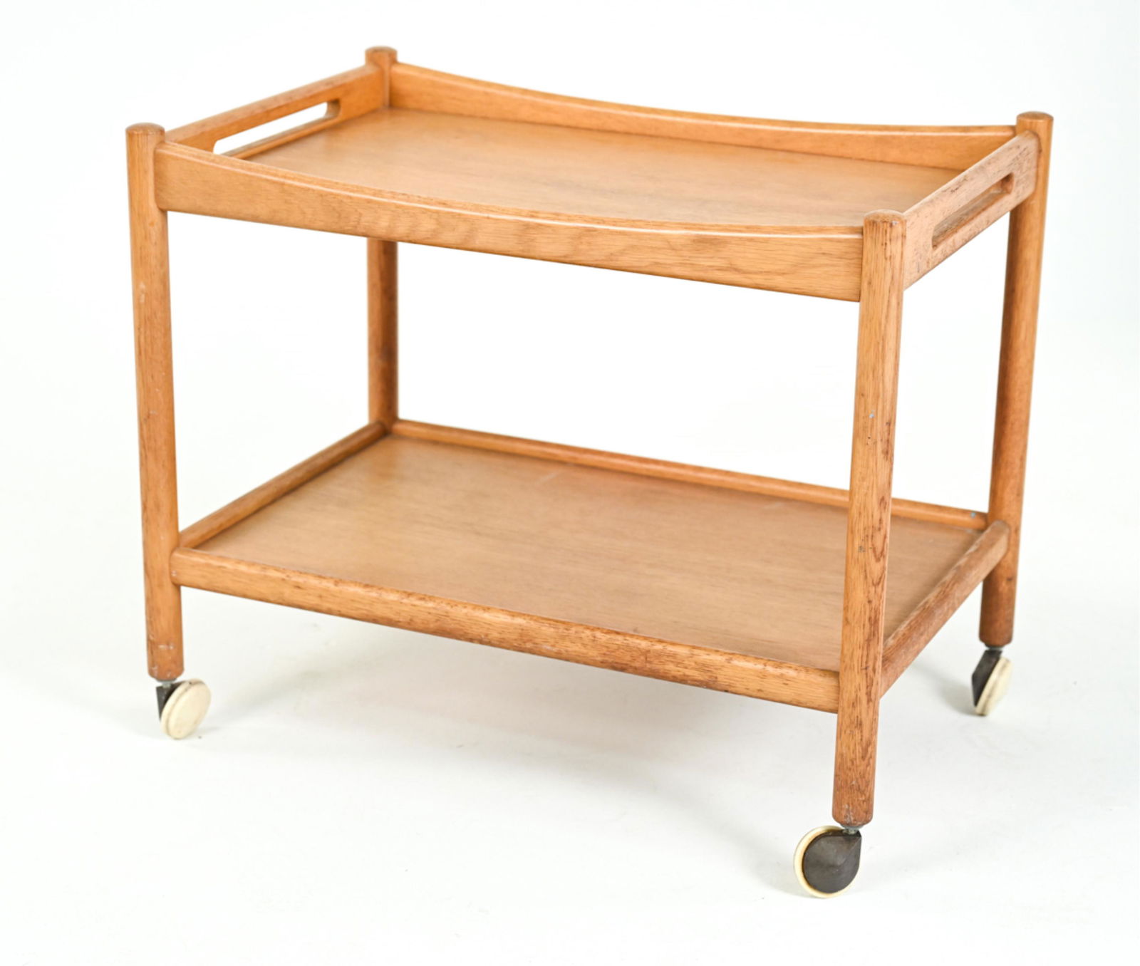 HANS WEGNER FOR ANDREAS TUCK OAK SERVING CART (1 of 11)