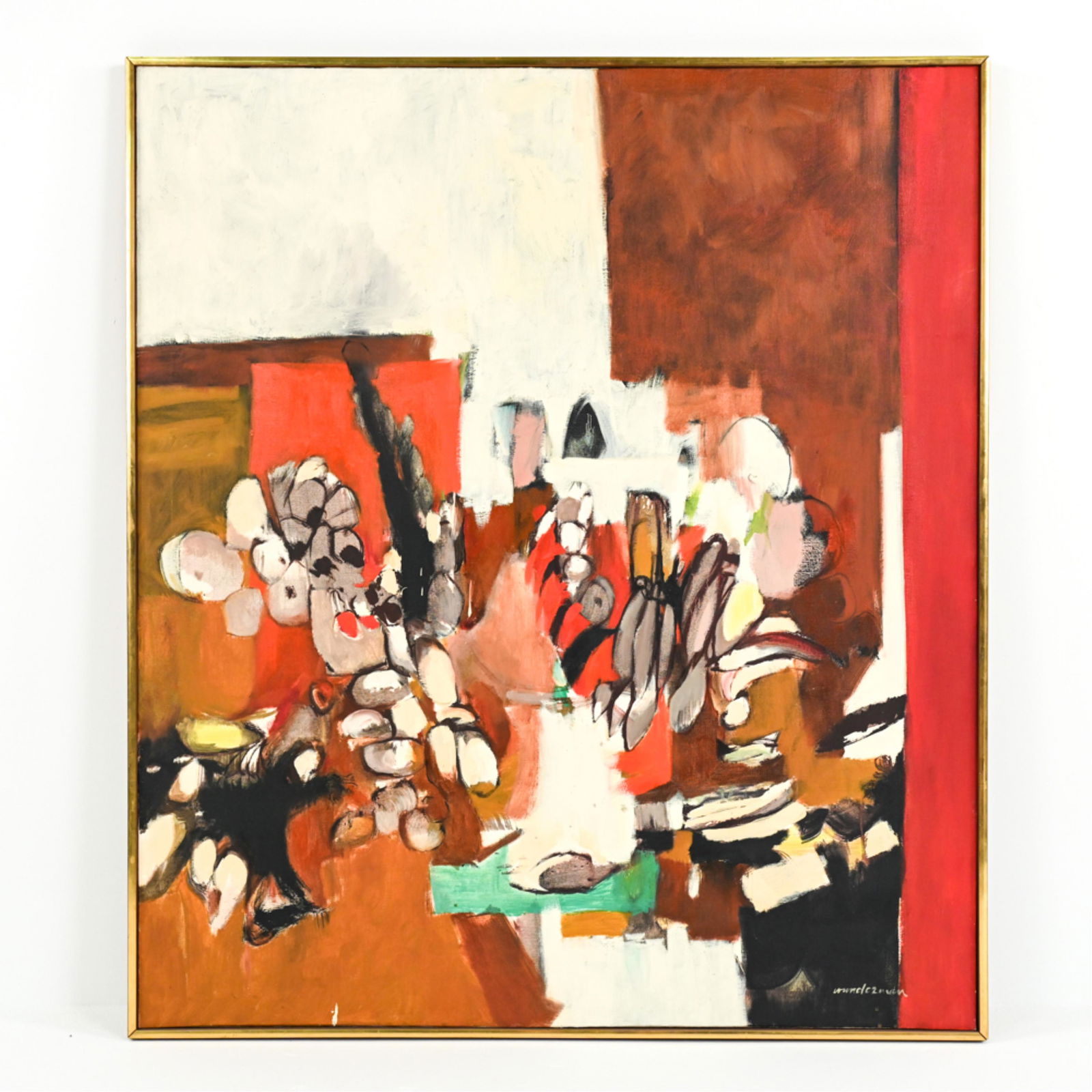 JAN WUNDERMAN, CA-NY (1921-2014) ABSTRACT O/C (1 of 10)