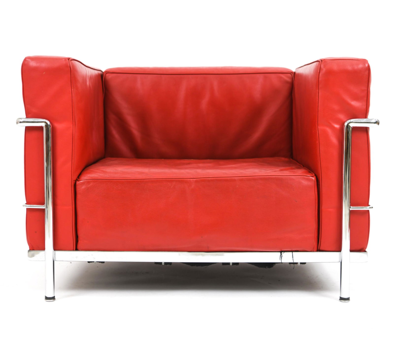 MODERN CORBUSIER LC2 STYLE LOUNGE CHAIR (1 of 12)