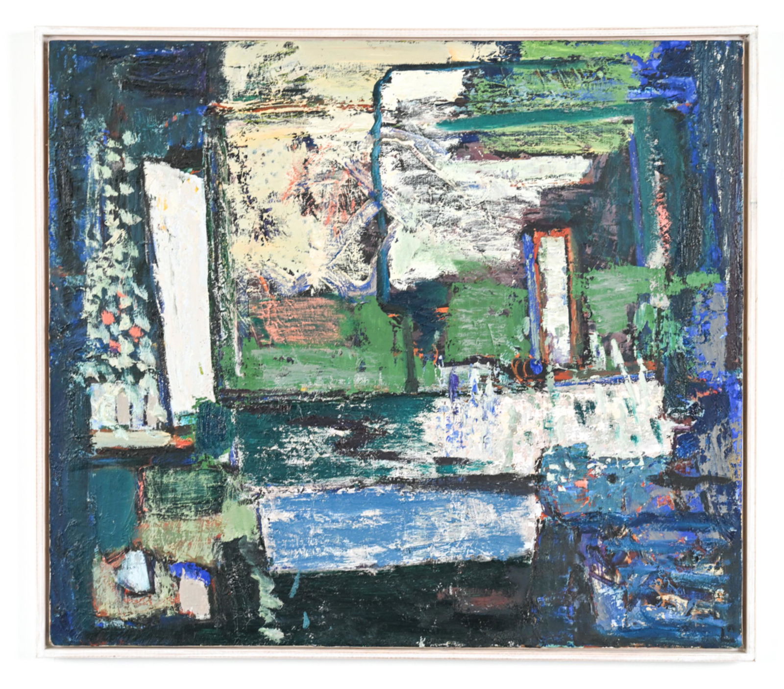 LENE P. LARSEN, DANISH (B. 1941) ABSTRACT O/L (1 of 12)