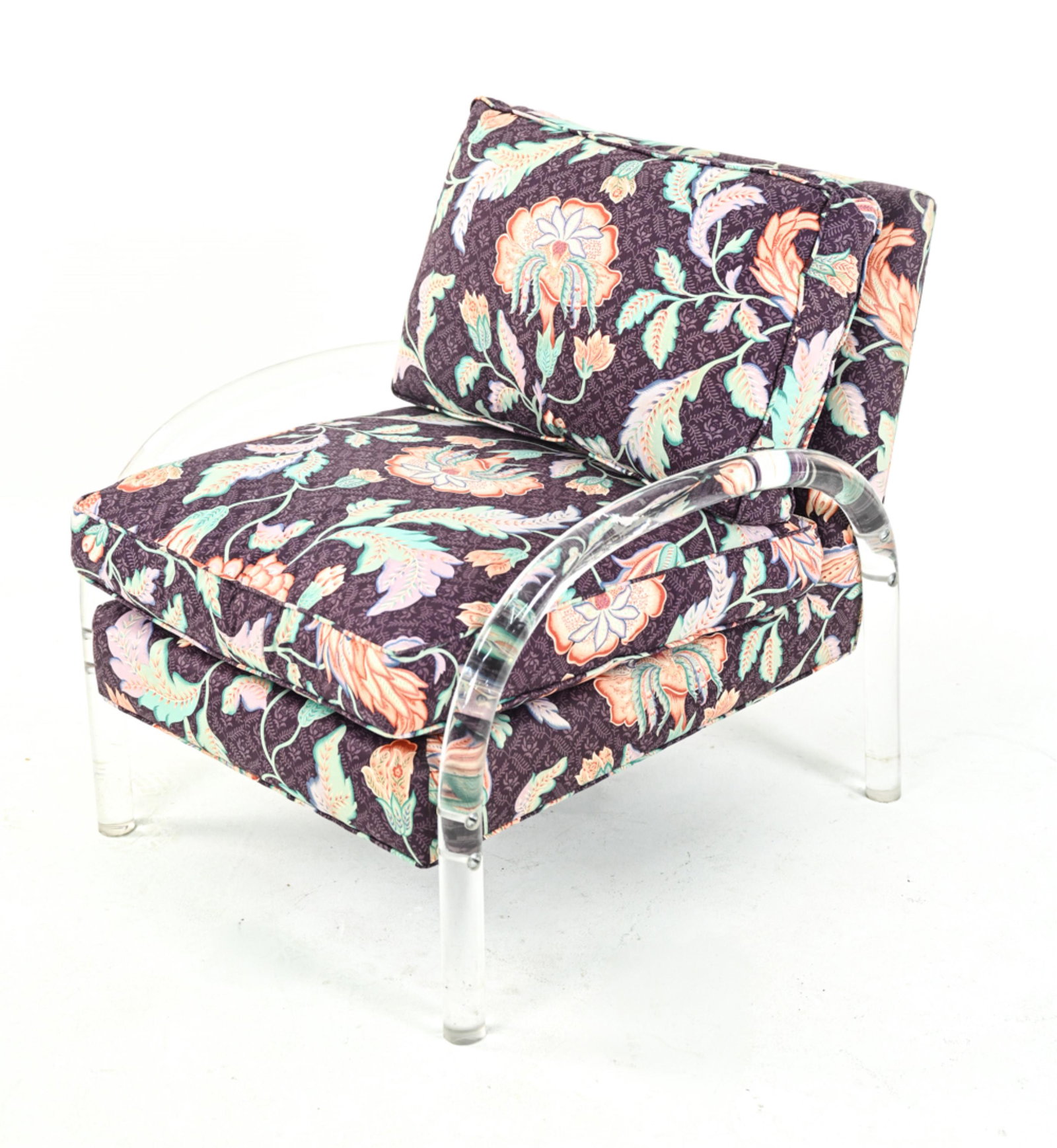 LUCITE ARMCHAIR, STYLE OF LEON ROSEN FOR PACE (1 of 20)