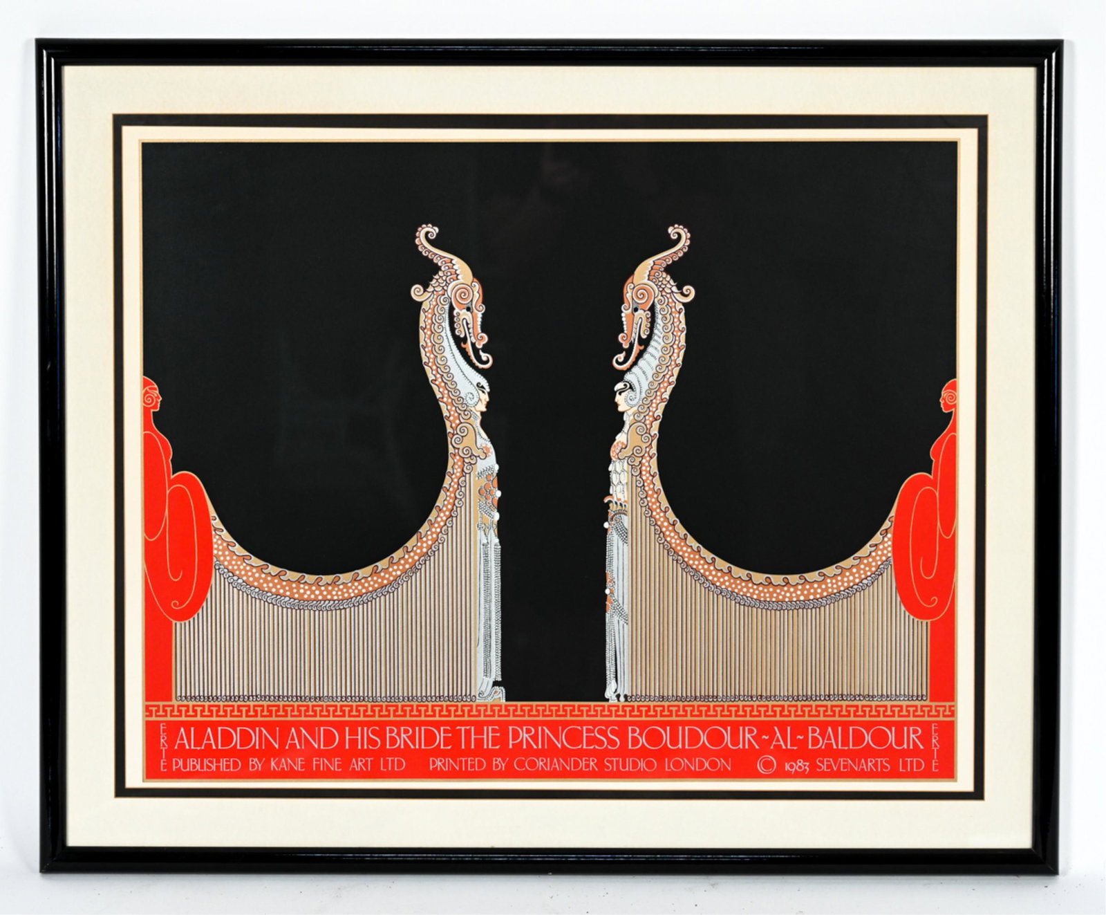 ERTE SERIGRAPH POSTER 1983 FOR SEVENARTS LTD. (1 of 11)
