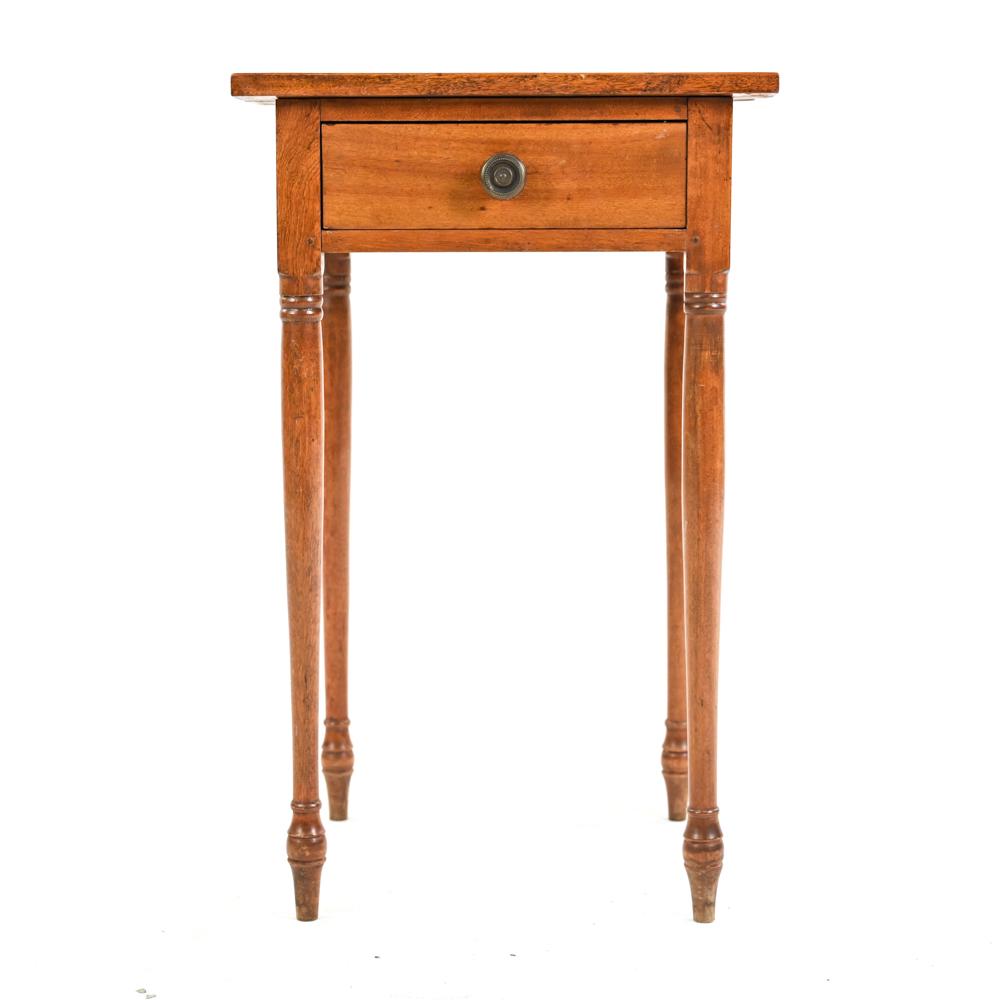 ANTIQUE SHERATON STYLE SIDE TABLE (1 of 15)