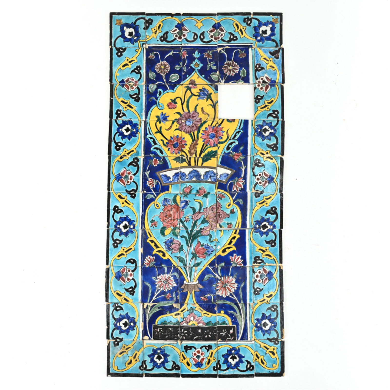 GROUPING OF ANTIQUE CERAMIC TILES (1 of 15)