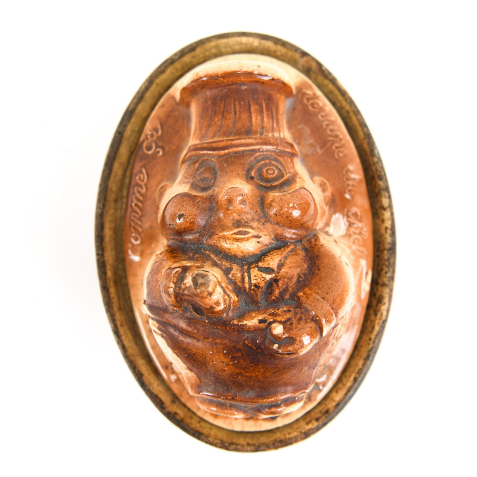 ANTIQUE FRENCH POTTERY CHEF'S PRESENTATION TERRINE (1 of 14)