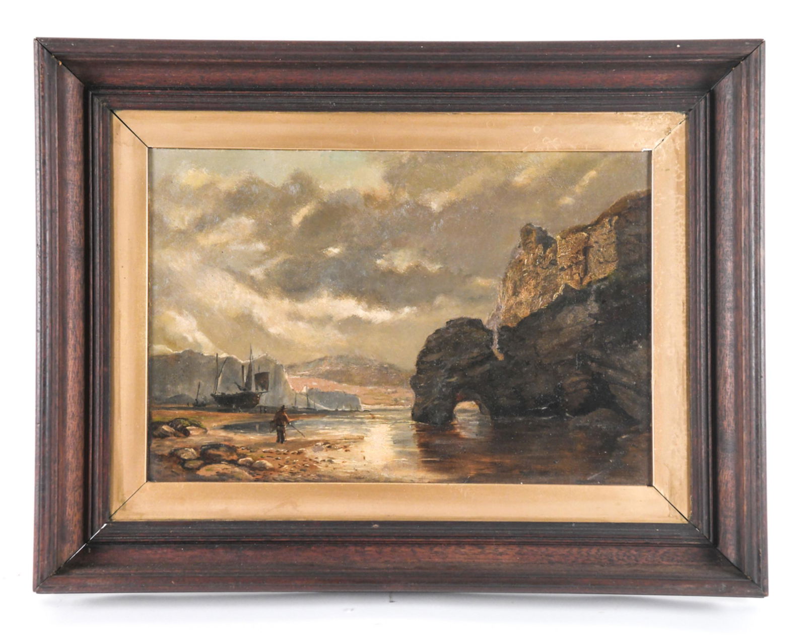 19TH C. O/C ROCKY COASTAL SCENE (1 of 9)