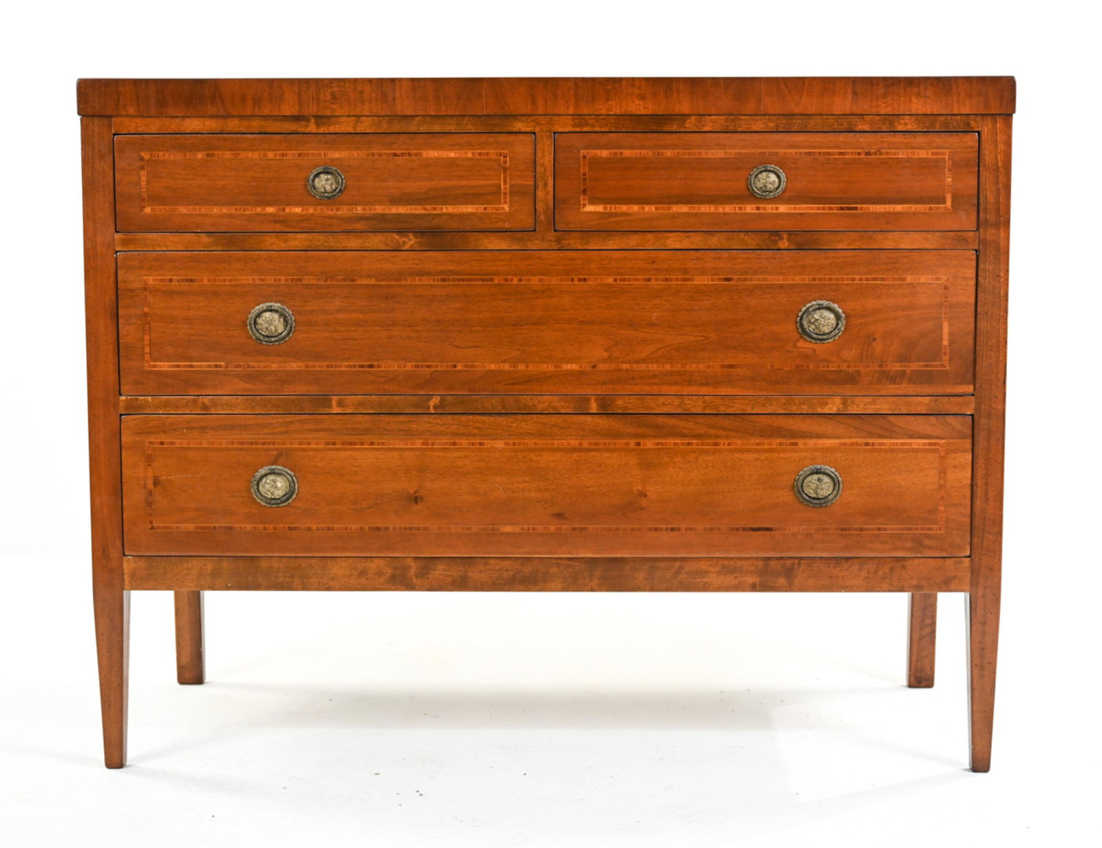 LEWIS MITTMAN INLAID CHEST OF DRAWERS (1 of 18)