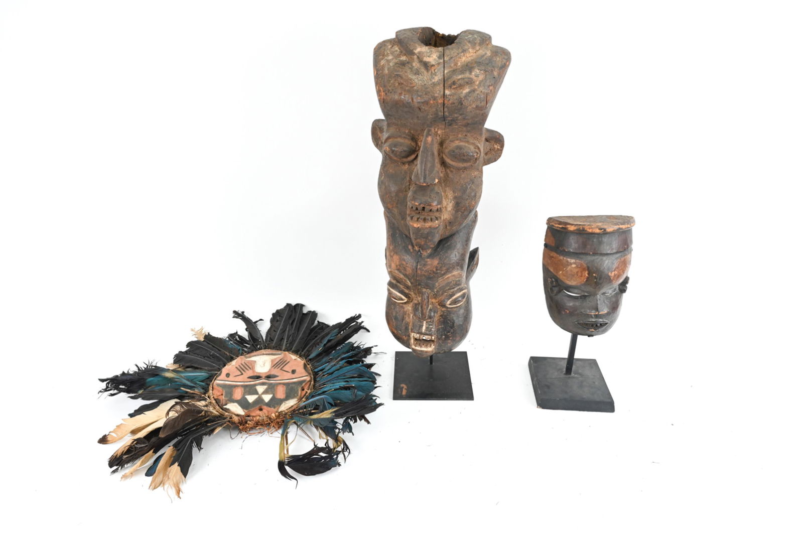 (4) VINTAGE AFRICAN TRIBAL CARVINGS (1 of 17)