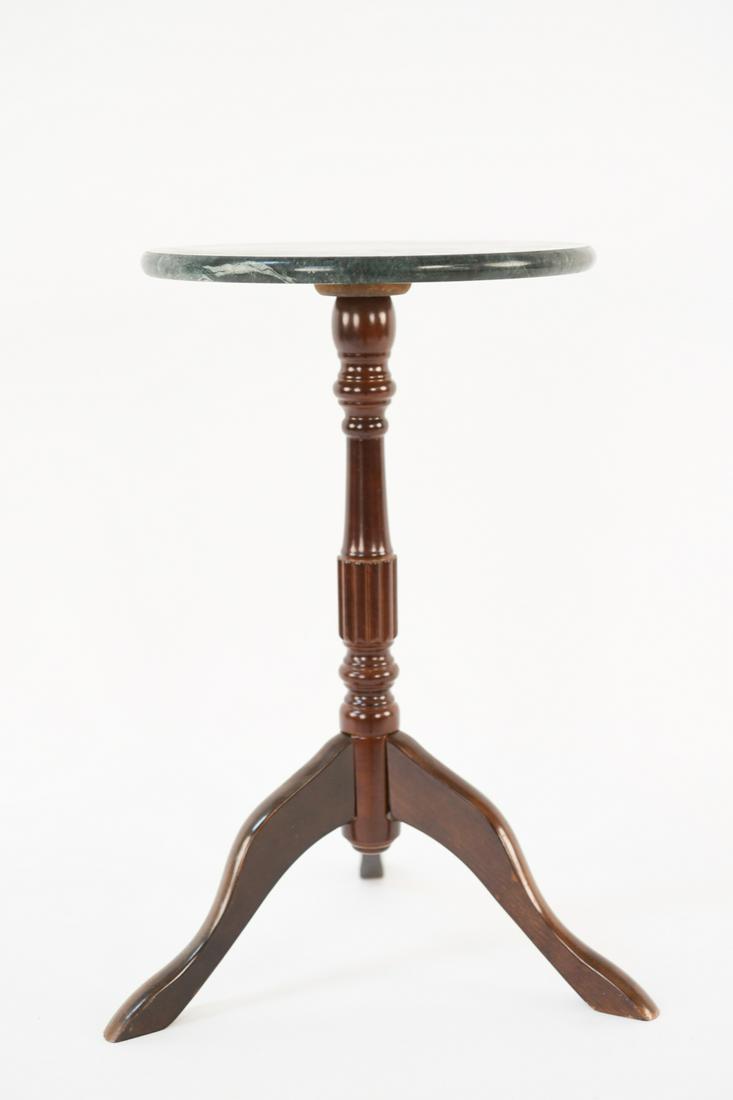 THE BOMBAY COMPANY MARBLE TOP ACCENT TABLE (1 of 10)
