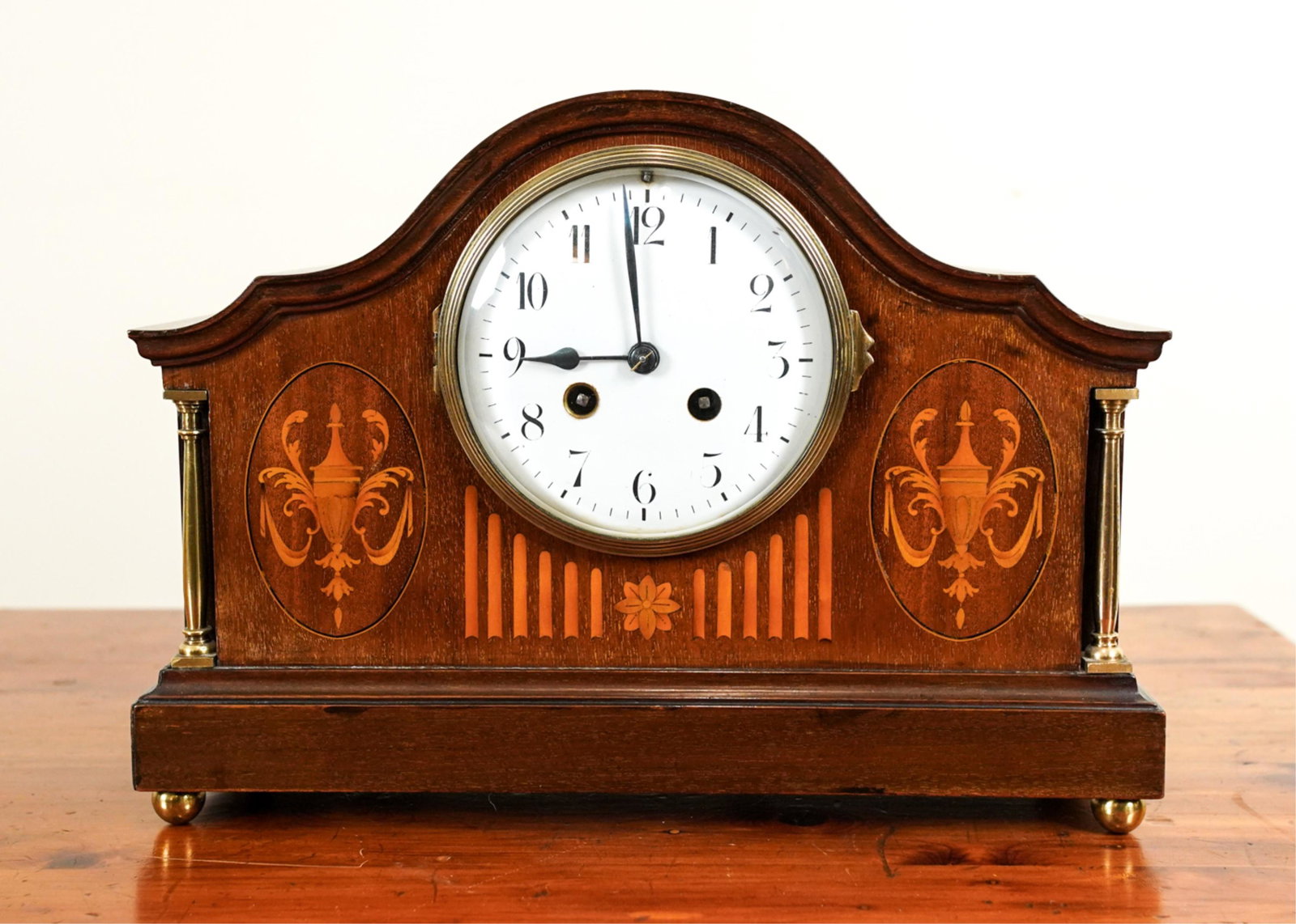 INLAID MANTEL CLOCK (1 of 11)