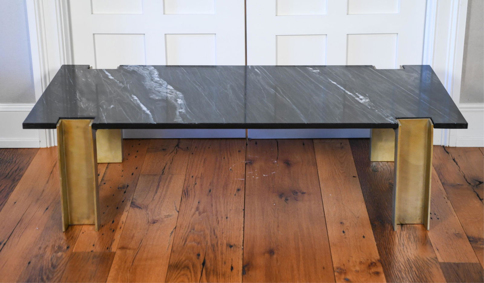 CB2 CONTEMPORARY MARBLE TOP COFFEE TABLE (1 of 13)