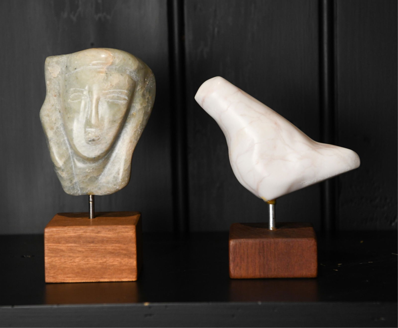 (2) JOAN H. SHAPIRO STONE CARVED SCULPTURES (1 of 6)