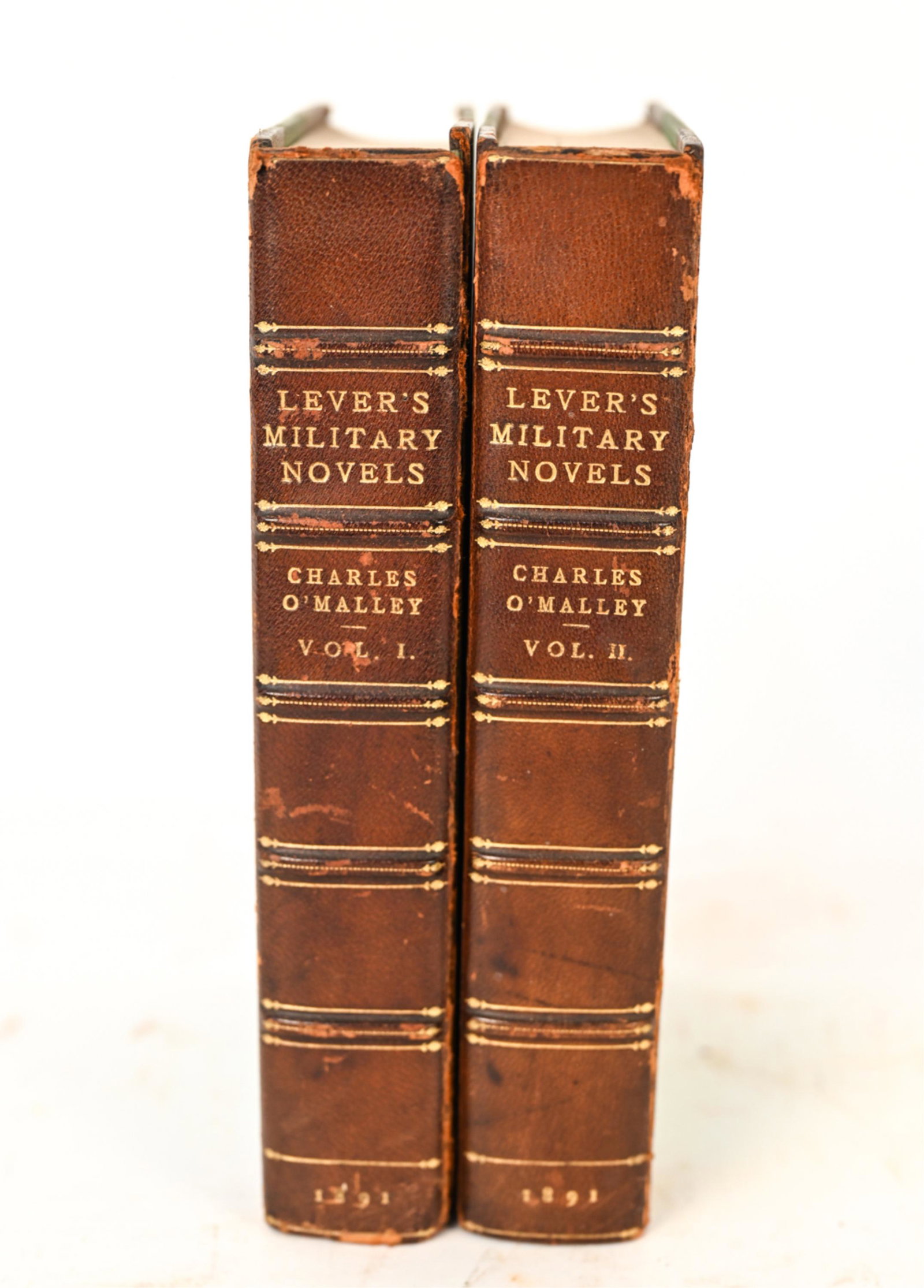 (2) VOL. LEVER'S MILITARY NOVELS, CHARLES O'MALLEY (1 of 13)