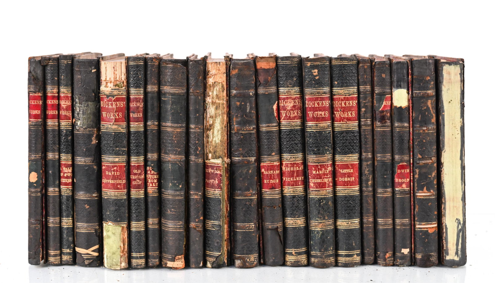 20 VOLS. ILLUSTRATED WORKS OF DICKENS, C. 1875 (1 of 12)