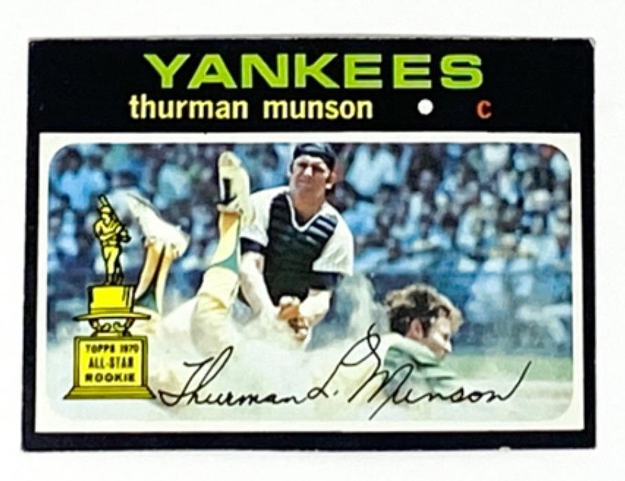 1971 TOPPS THURMAN MUNSON ALL STAR ROOKIE #5 (1 of 2)