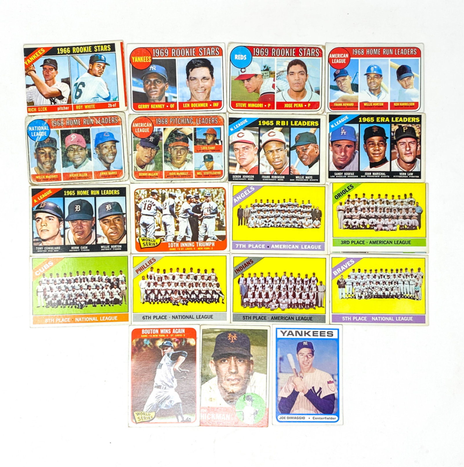 COLLECTION OF BASEBALL CARDS FROM THE 1960’s (1 of 7)