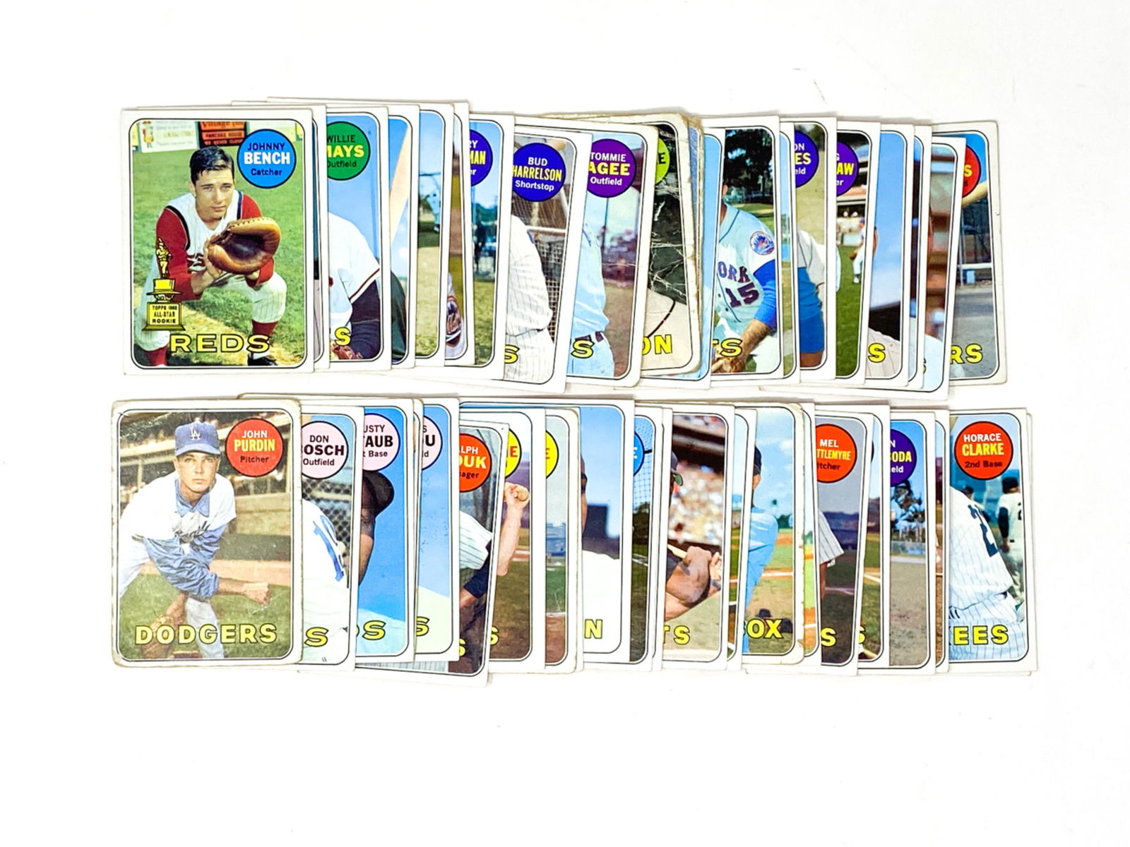 COLLECTION OF 1969 TOPPS BASEBALL CARDS (1 of 7)