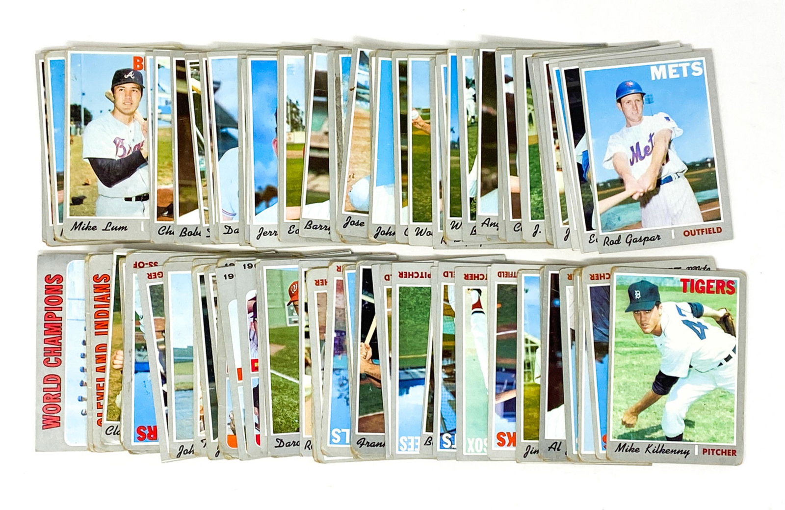COLLECTION OF 1970 TOPPS BASEBALL CARDS (1 of 8)