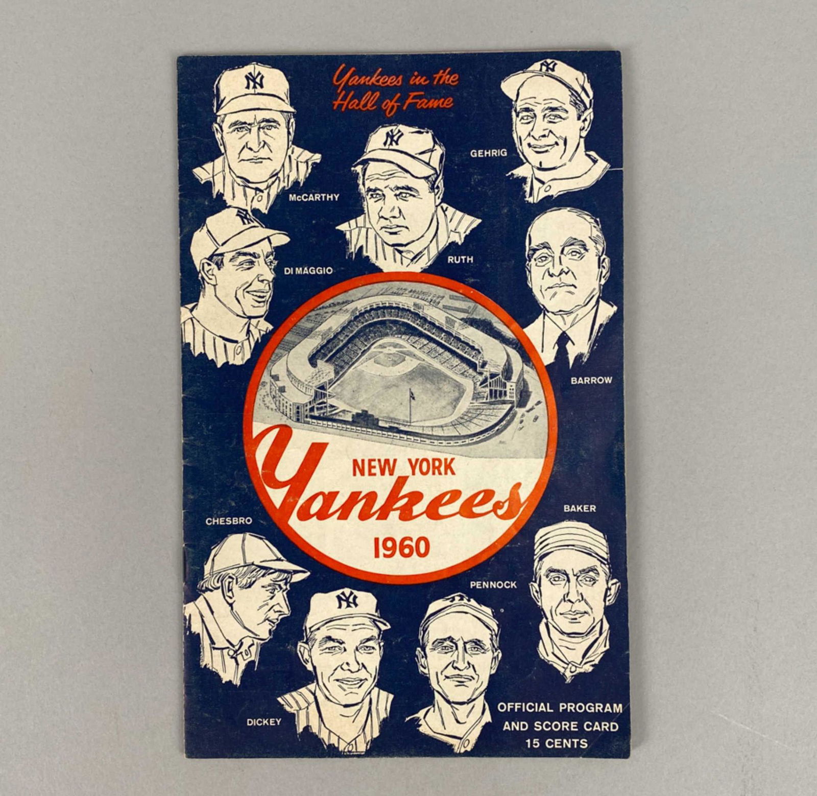 1960 YANKEES VS. WHITE SOX PROGRAM (1 of 8)