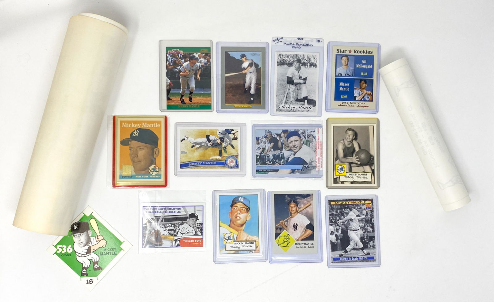 MICKEY MANTLE CARD AND POSTER COLLECTION (1 of 7)
