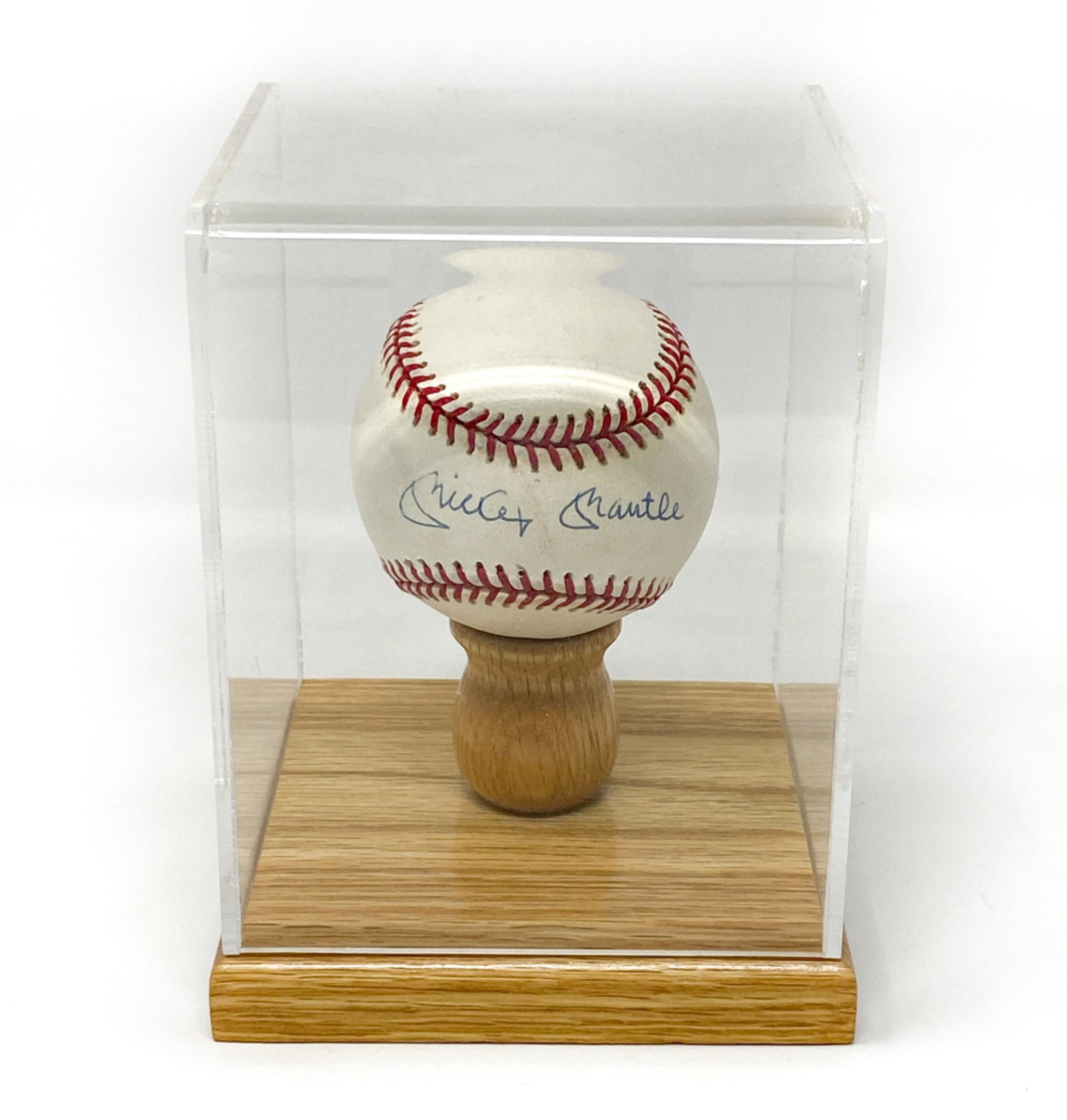 MICKEY MANTLE SIGNED BASEBALL (1 of 8)