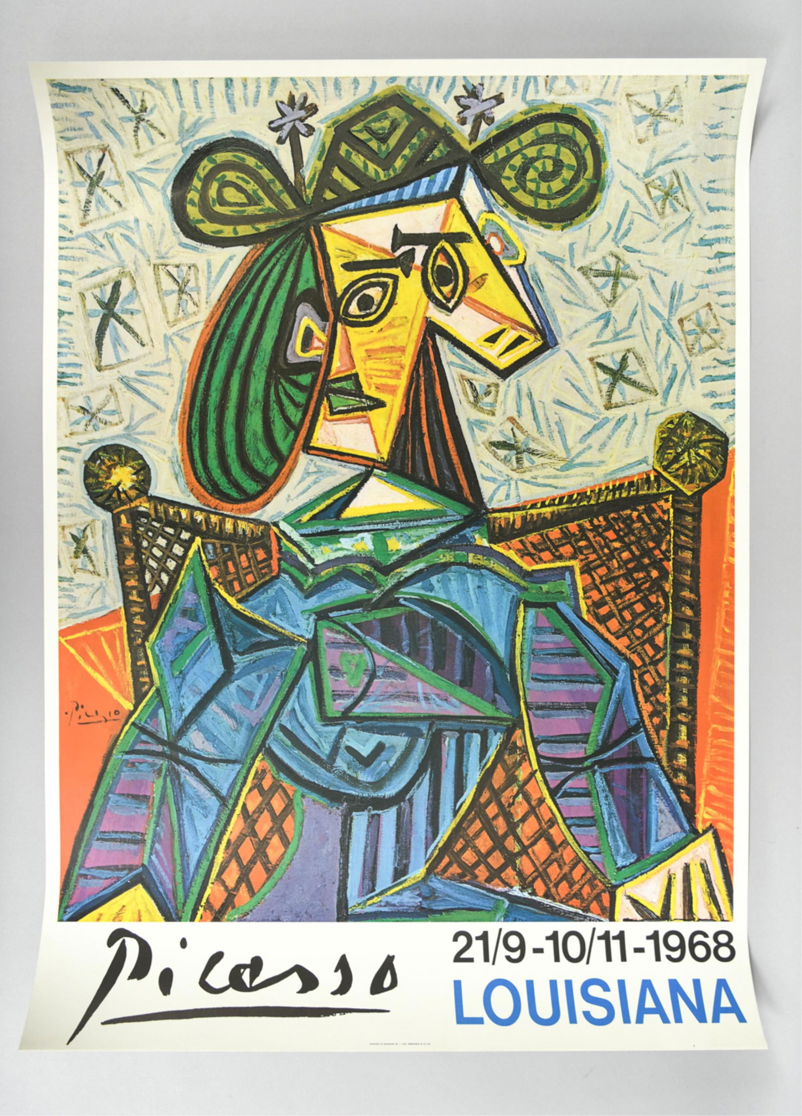 1968 PICASSO LOUISIANA MUSEUM HUMLEBAEK POSTER (1 of 8)
