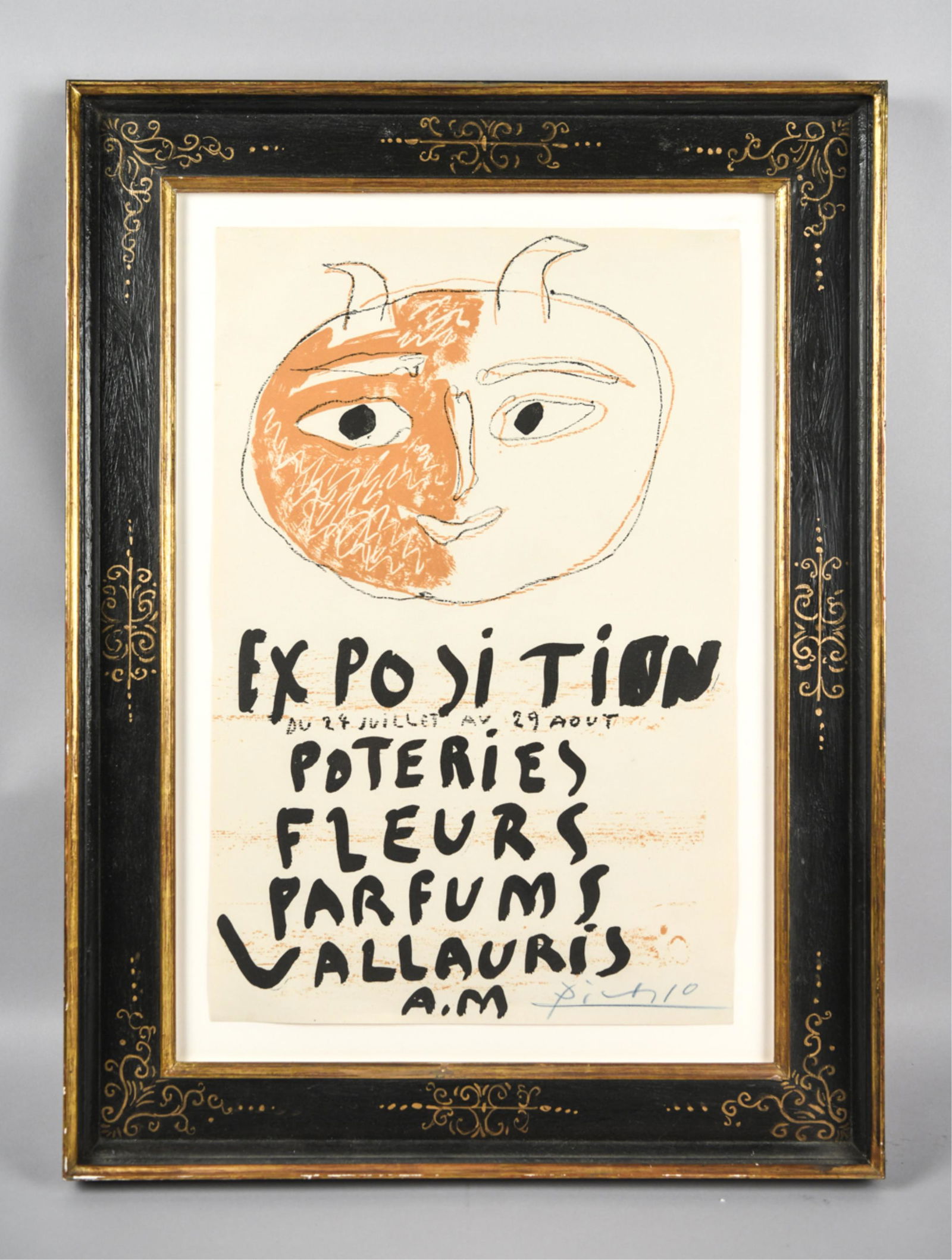 PICASSO 1948 EXPOSITION VALLAURIS SIGNED POSTER (1 of 8)