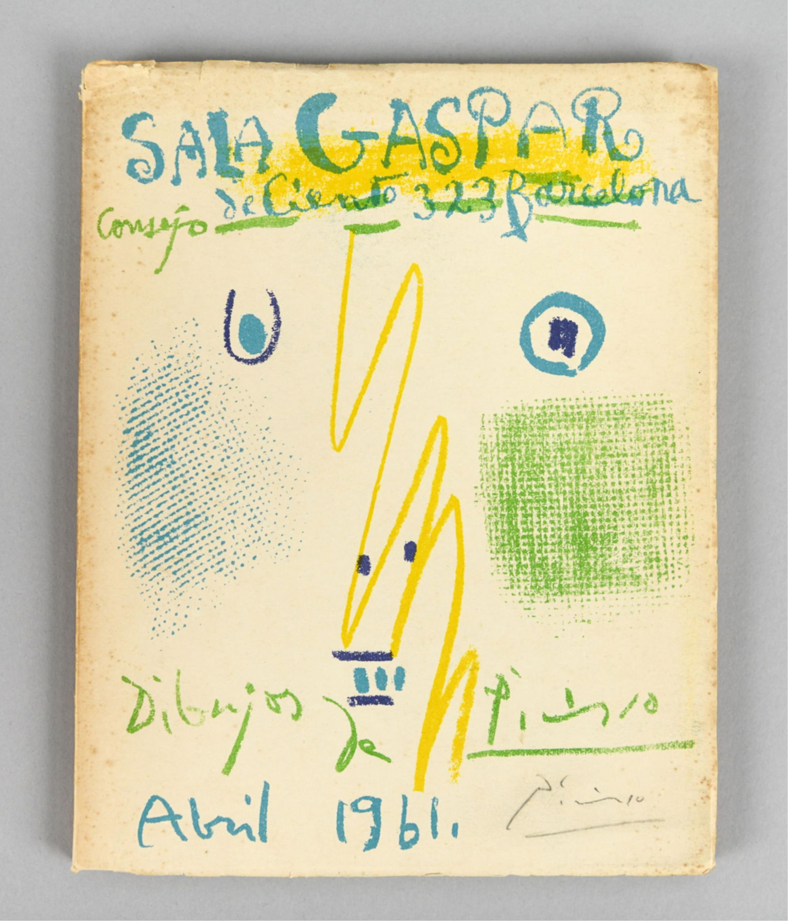 PICASSO SALA GASPAR 1961 EXHIBITION CATALOG SIGNED (1 of 13)