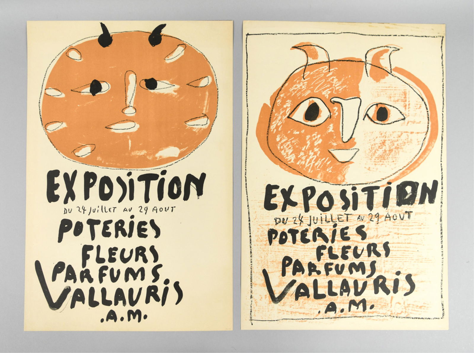 (2) PICASSO EXPOSITION VALLAURIS POSTERS (1 of 7)