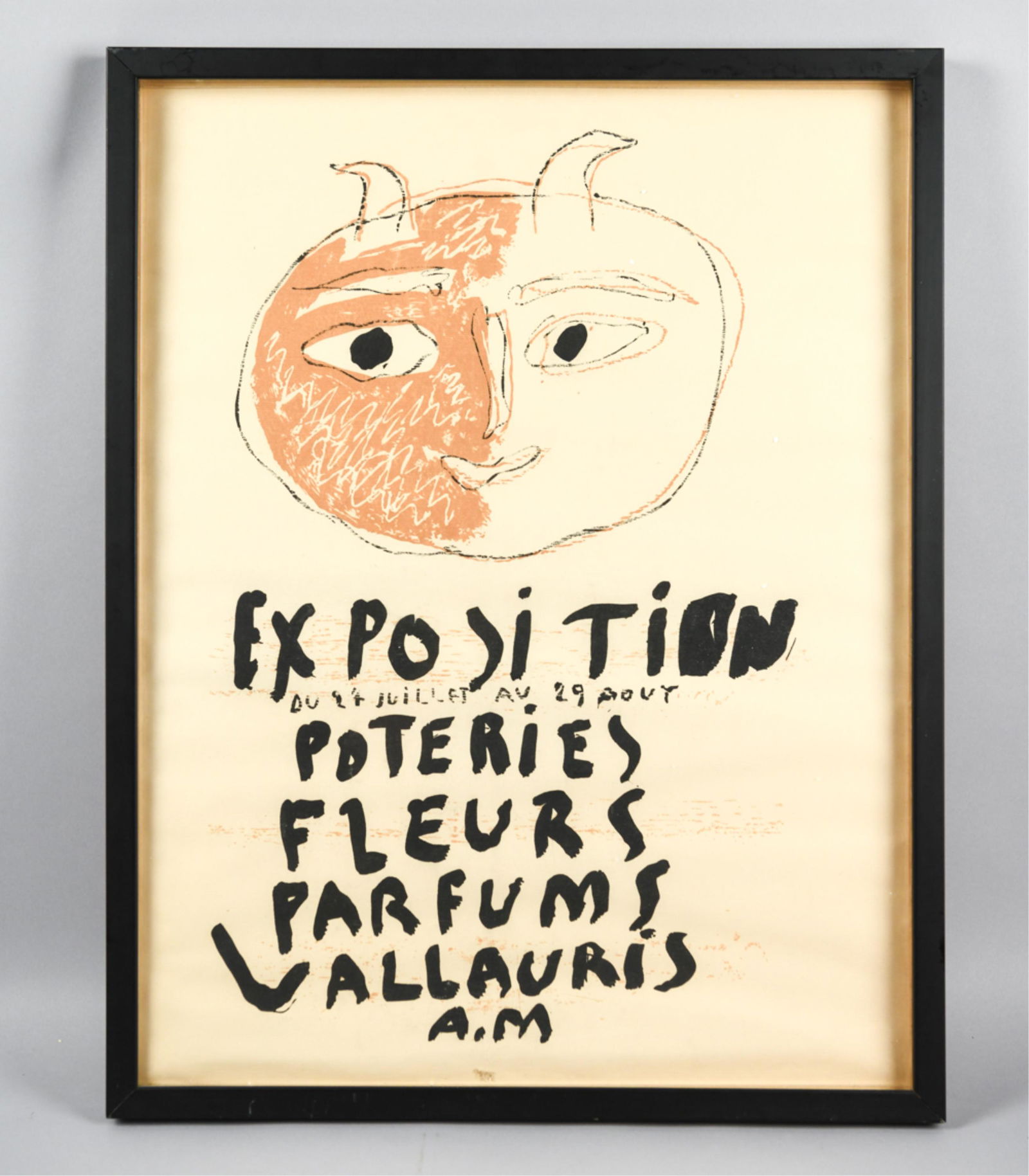 1948 VALLAURIS PICASSO EXHIBITION POSTER LITHO (1 of 8)