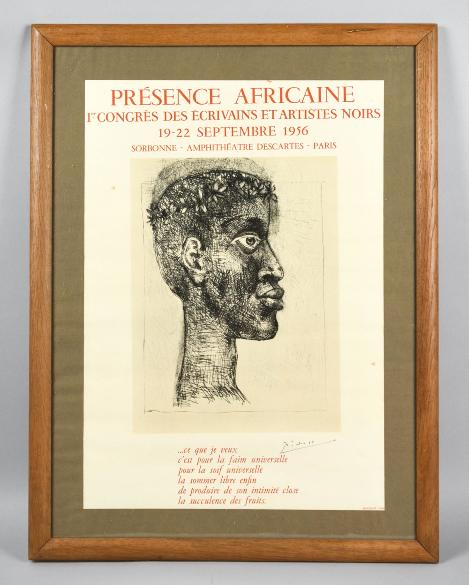 RARE 1956 PICASSO EXHIBITION POSTER (1 of 7)