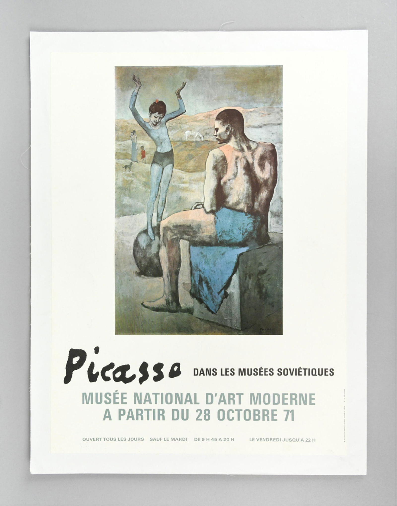 PICASSO EXHIBITION POSTER SOVIET MUSEUMS (1 of 6)