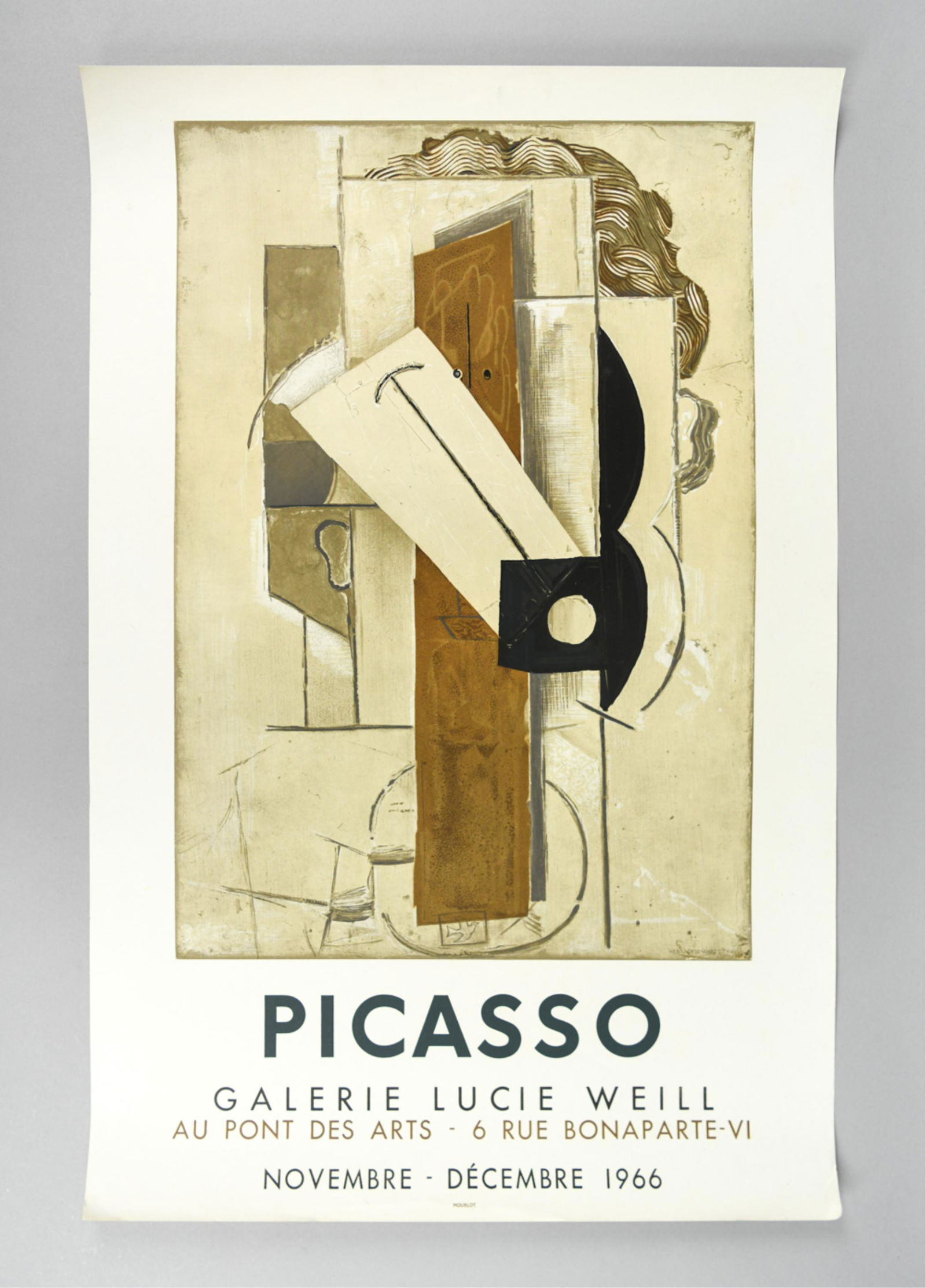 PICASSO 1966 GALERIE LUCIE WEILL EXHIBITION POSTER (1 of 10)