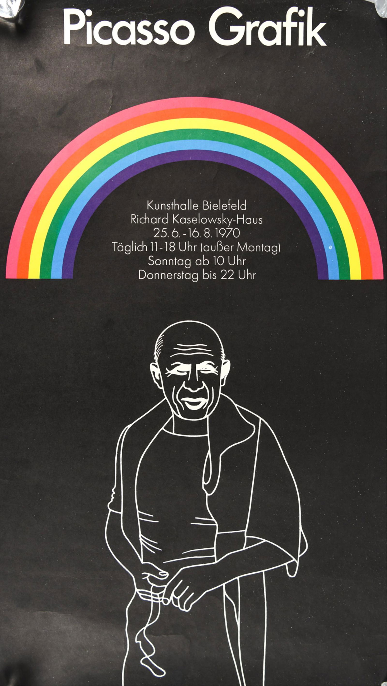 1970 PICASSO GRAFIK KUNSTHALLE BIELEFELD POSTER (1 of 7)