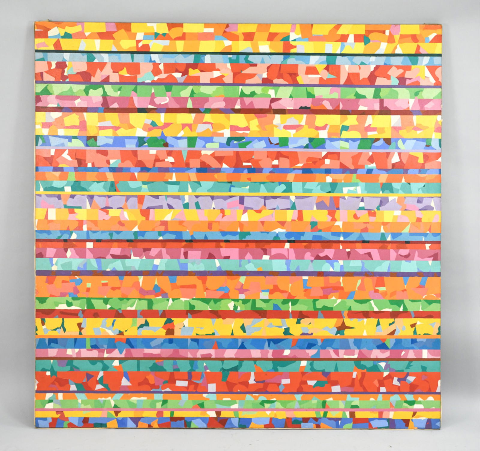 KES ZAPKUS, LITHUANIAN (B 1938) LARGE ABSTRACT O/C (1 of 20)