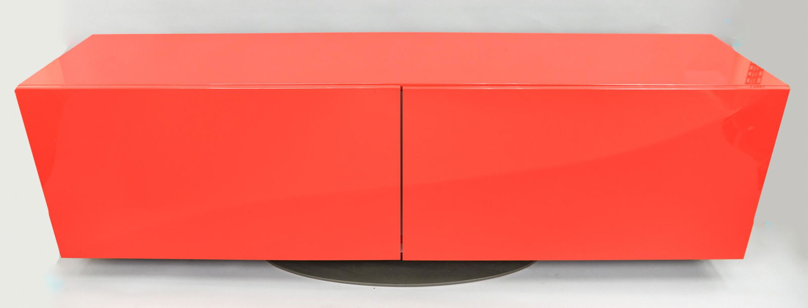 ROCHE BOBOIS RED LACQUER CONSOLE TABLE (1 of 16)