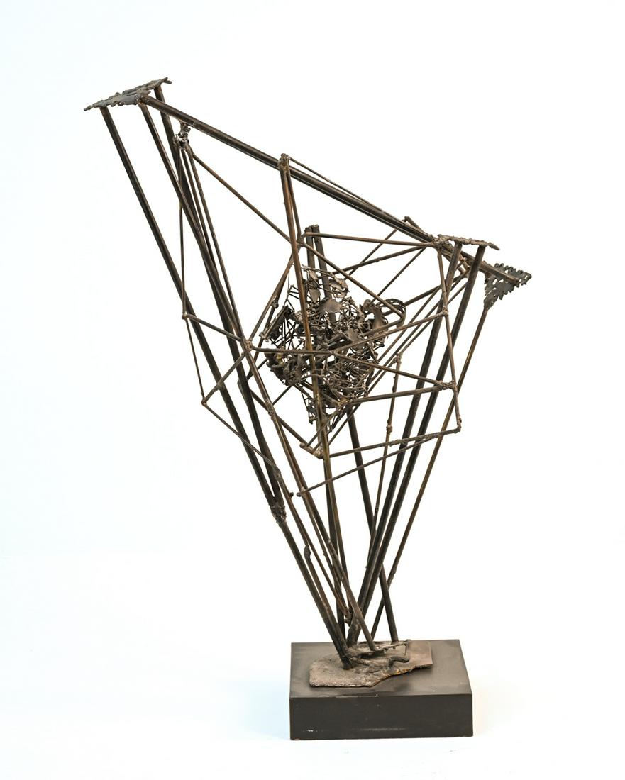 BRUTALIST WELDED MIXED METAL SCULPTURE (1 of 16)